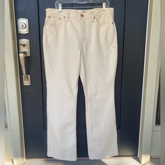 J.Crew Jeans Full-length Demi-boot Jean—Ecru—Size 31 (US) - Picture 7 of 12